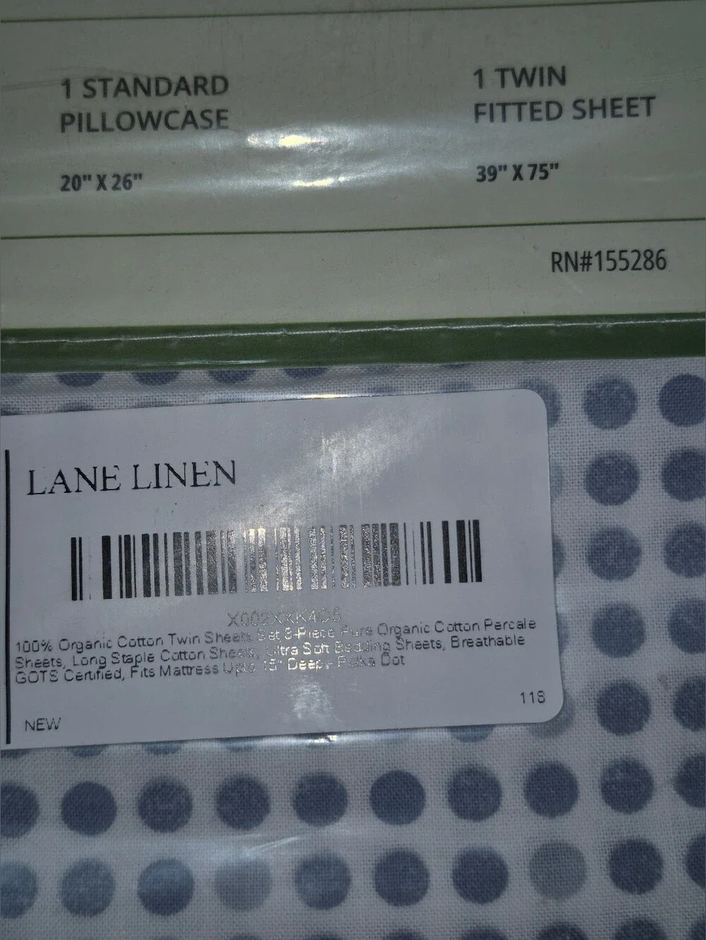 LANE LINEN 3 Pc. Twin Bed Sheets